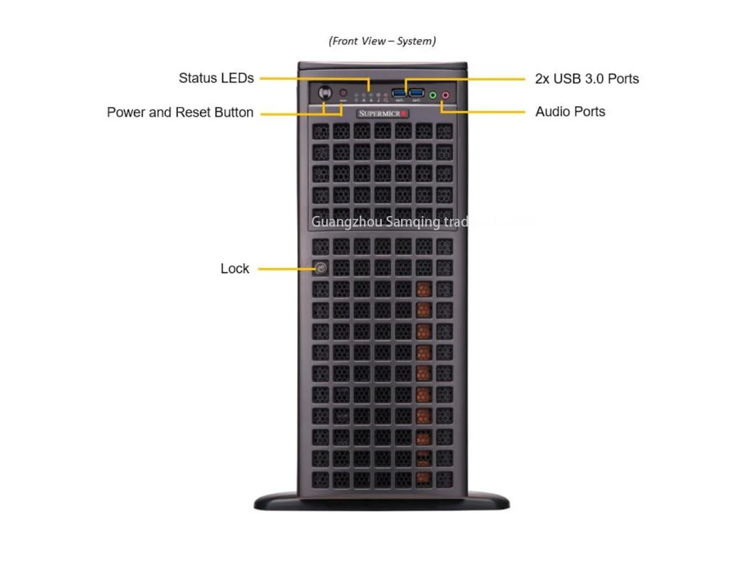 Supermicro Sys-741ge-Tnrt 7u Tower Intel Xeon 5418y CPU GPU Workstation