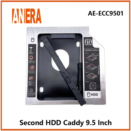 Алюминиевый 9,0/9,5/12,7 мм 2,5-дюймовый 2-й жесткий диск Caddy SATA3.0 SSD-кронштейн адаптер второй HDD Caddy ноутбук